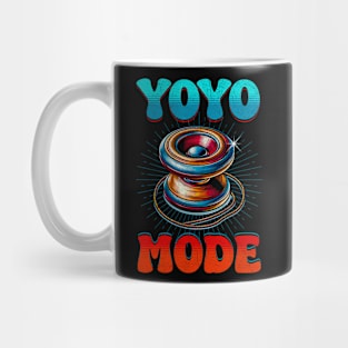 YoYo Mode On Retro Spinner Enthusiast YoYo Hobbyist Vintage Mug